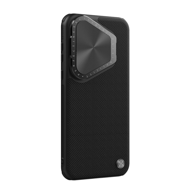 For Huawei Pura 70 Pro/70 Pro+ NILLKIN Textured Prop Magnetic Lens Protection Holder Nylon Phone Case(Black) - Huawei Cases by NILLKIN | Online Shopping South Africa | PMC TechLife | Buy Now Pay Later Mobicred