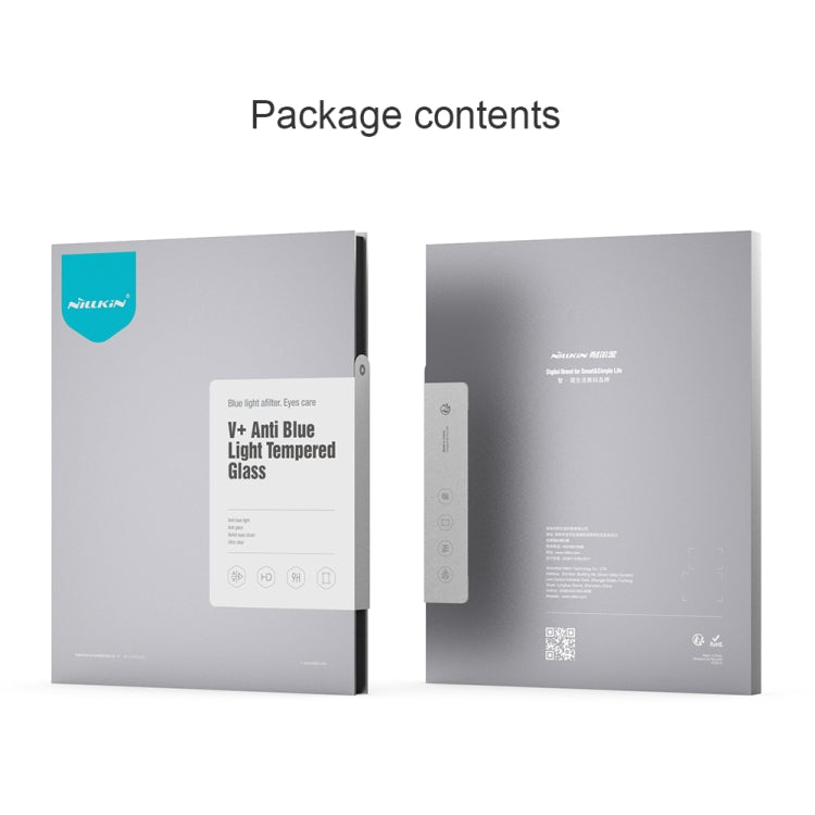 For iPad Air 11 2024 / 2025 NILLKIN V+ Series Anti-Blue Light Tempered Glass Protective Film - iPad Air 11 2025 / 2024 Cases by NILLKIN | Online Shopping South Africa | PMC TechLife | Buy Now Pay Later Mobicred