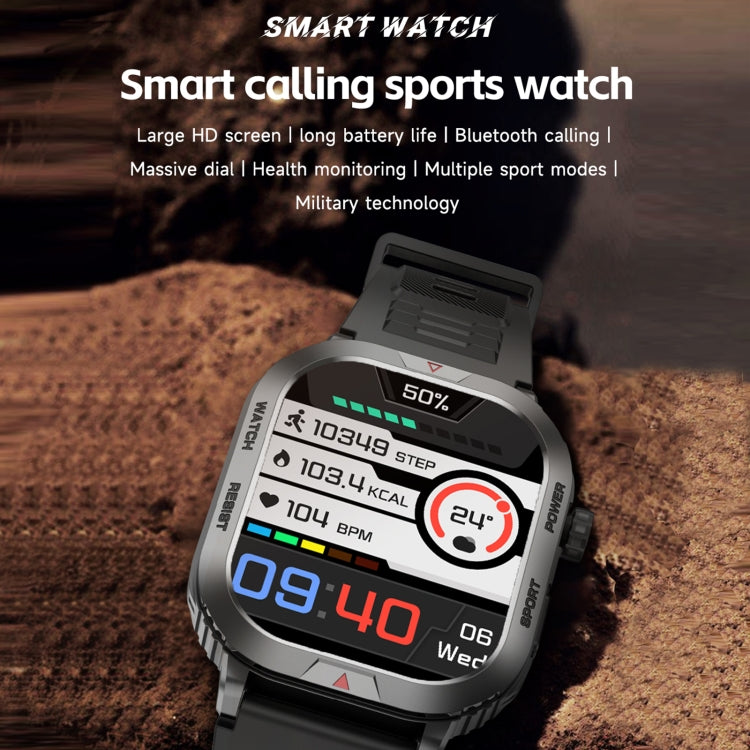 ZW66 2.01 inch BT5.1 Fitness Wellness Smart Watch, Support Bluetooth Call / Sleep / Blood Oxygen / Heart Rate / Blood Pressure Health Monitor(Silver) - Android Watch by PMC TechLife | Online Shopping South Africa | PMC TechLife | Buy Now Pay Later Mobicred