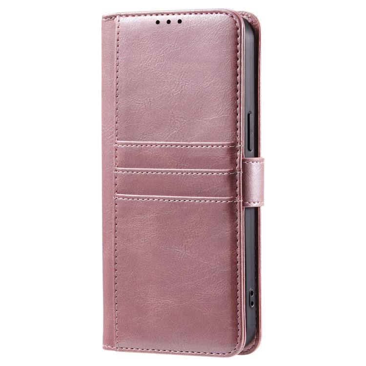 For iPhone 16e Simple 6-Card Wallet Leather Phone Case(Rose Gold) - iPhone 16e Cases by PMC TechLife | Online Shopping South Africa | PMC TechLife | Buy Now Pay Later Mobicred