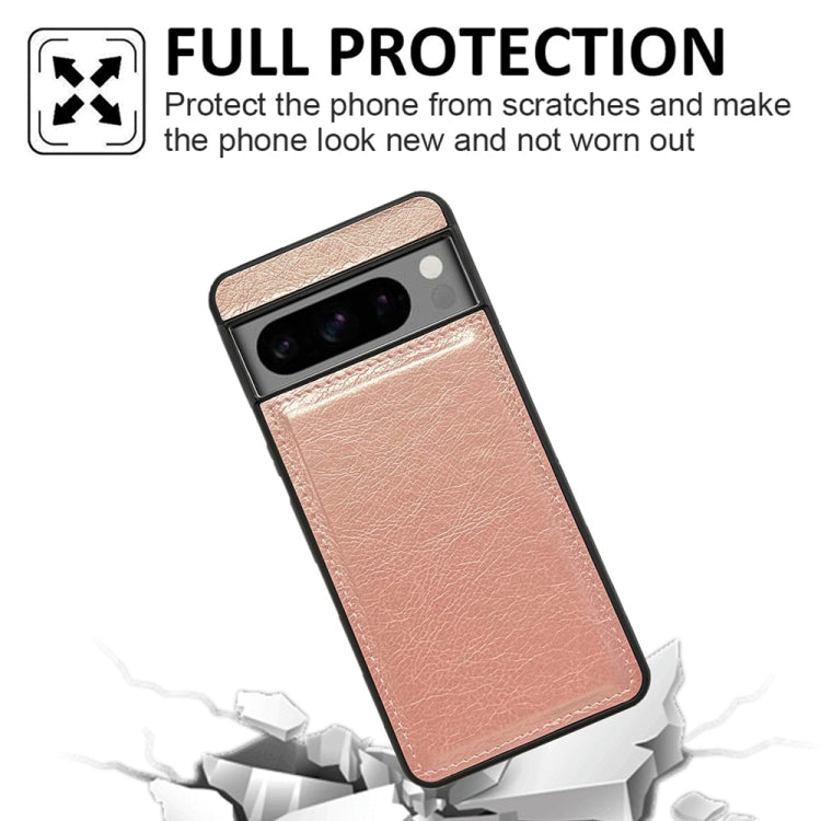 For Google Pixel 9 Pro XL Cowhide Texture Back Cover Phone Case(Rose Gold) - free shipping - PMC TechLife - Order now!