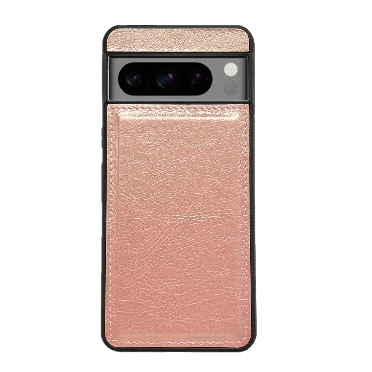 For Google Pixel 9 / Pixel 9 Pro Cowhide Texture Back Cover Phone Case(Rose Gold) - Google Cases by PMC TechLife | Online Shopping South Africa | PMC TechLife | Buy Now Pay Later Mobicred