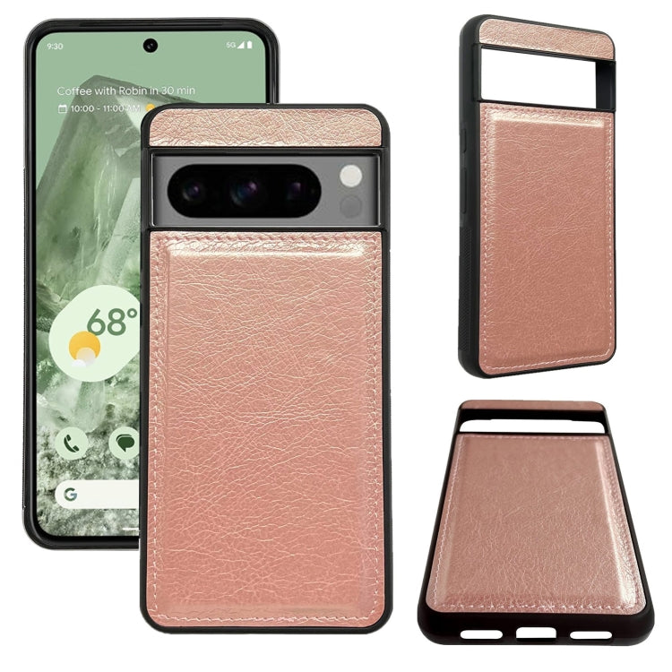 For Google Pixel 8a Multifunctional 7-Card Wallet Leather Phone Case(Rose Gold) - Google Cases by PMC TechLife | Online Shopping South Africa | PMC TechLife | Buy Now Pay Later Mobicred