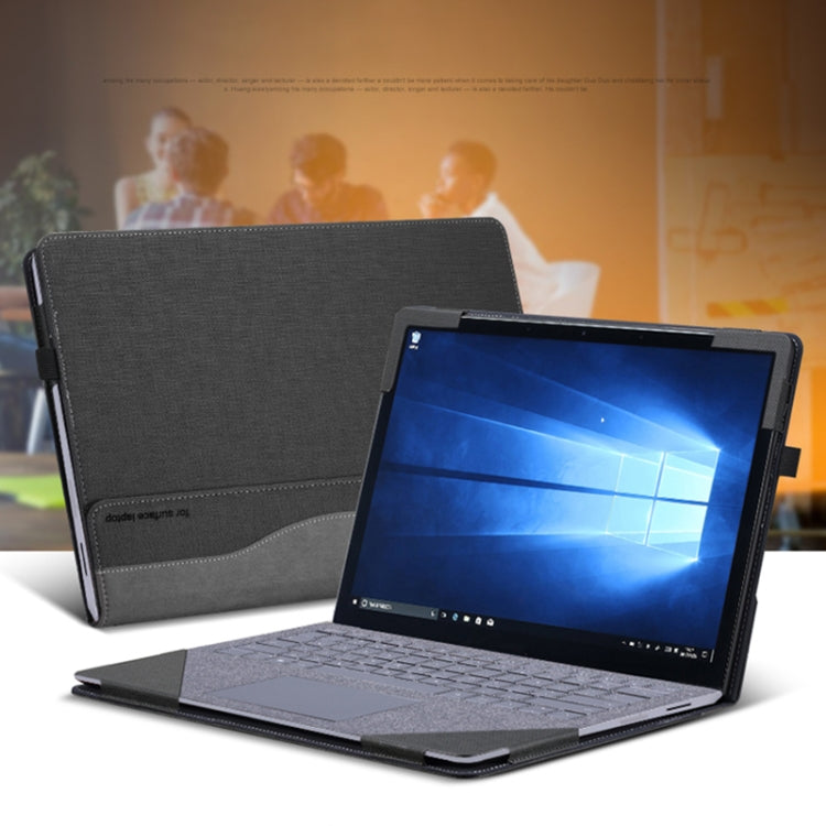 For Microsoft Surface Laptop 6 13.5 inch Laptop PU Leather Protective Case(Coffee Color) - Others by PMC TechLife | Online Shopping South Africa | PMC TechLife | Buy Now Pay Later Mobicred