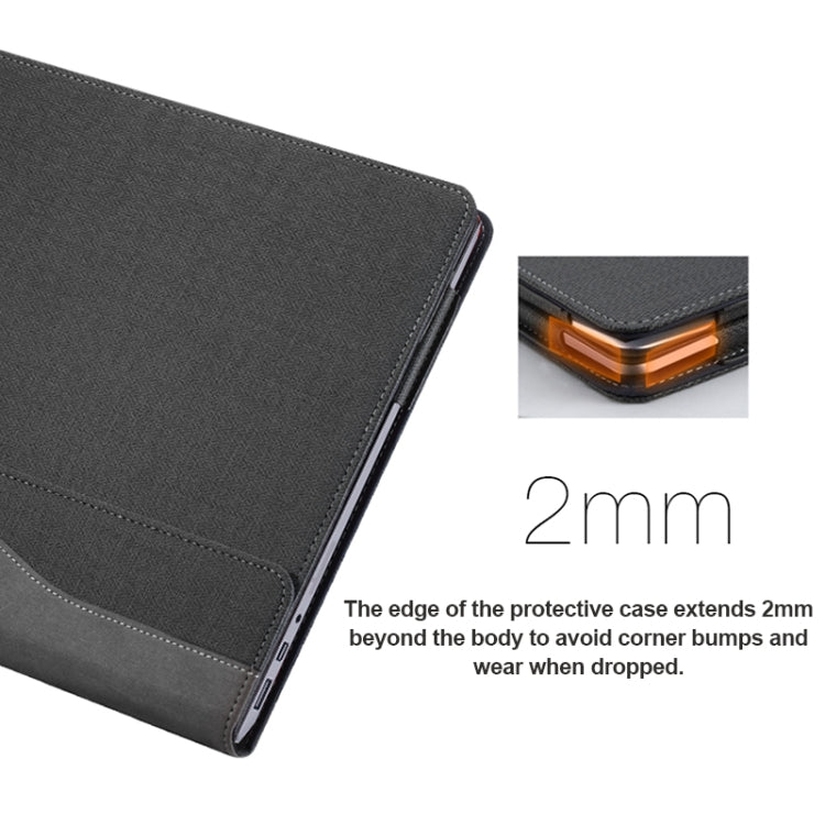 For Microsoft Surface Laptop 6 15 inch Laptop PU Leather Protective Case(Coffee Color) - Others by PMC TechLife | Online Shopping South Africa | PMC TechLife | Buy Now Pay Later Mobicred