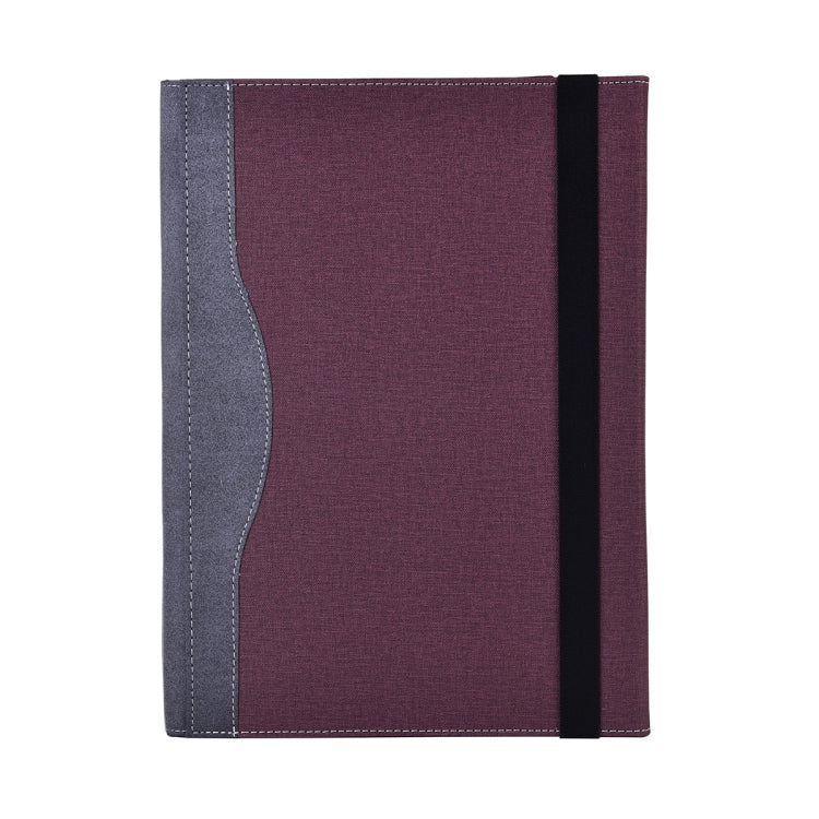 For Lenovo ThinkPad X1 Yoga Gen 5 Cloth Texture Laptop Leather Protective Case(Wine Red) - free shipping - PMC Jewellery - Order now!