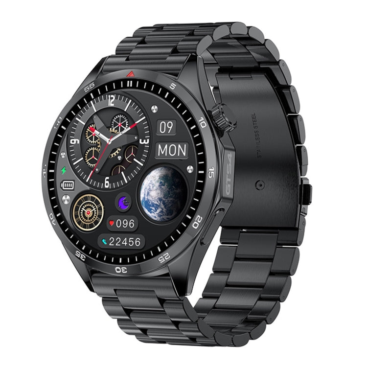 LEMFO GTS4/LT09 1.5 inch IP67 Fitness Wellness Smart Watch Support Bluetooth Call / Sleep / Blood Oxygen / Heart Rate Health Monitor, Steel Strap(Balck) - Smart Watches by LEMFO | Online Shopping South Africa | PMC TechLife | Buy Now Pay Later Mobicred