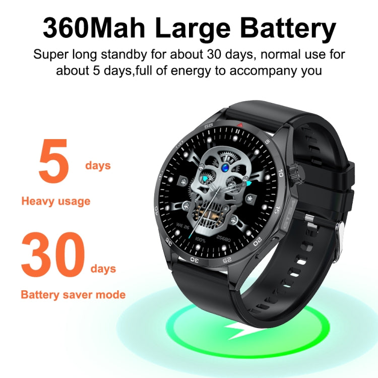 LEMFO GTS4/LT09 1.5 inch IP67 Fitness Wellness Smart Watch Support Bluetooth Call / Sleep / Blood Oxygen / Heart Rate Health Monitor, Silicone Strap(Silver) - Smart Watches by LEMFO | Online Shopping South Africa | PMC TechLife | Buy Now Pay Later Mobicred