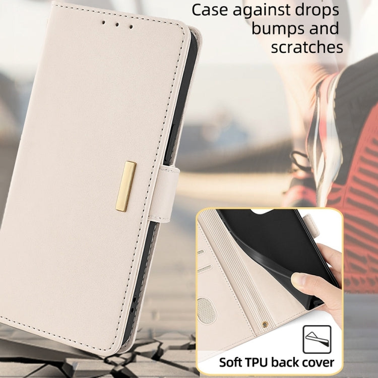 For Huawei Pura 70 5G Crossbody Chain Leather Phone Case(White) - free shipping - PMC Jewellery - Order now!