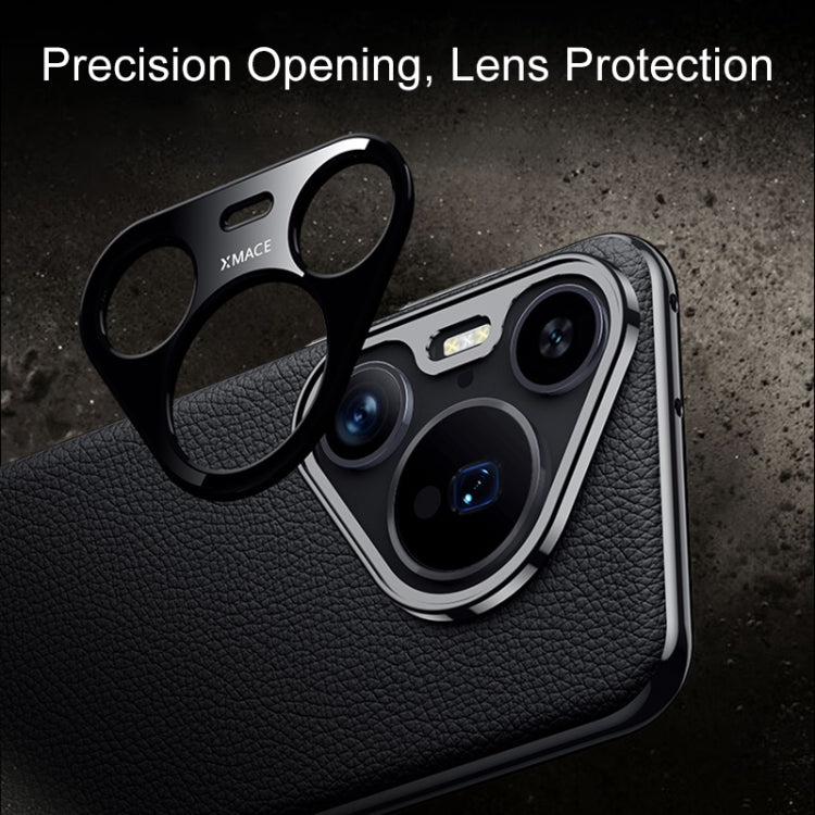 For Huawei Pura 70 Ultra Litchi Texture Genuine Leather Phone Case(Black) - free shipping - PMC Jewellery - Order now!