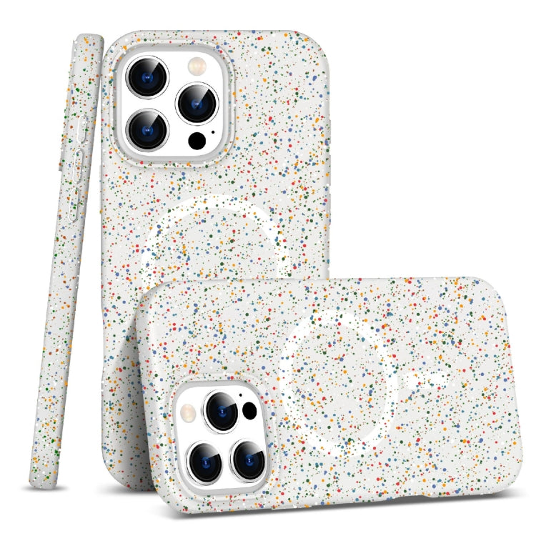 For iPhone 16 Pro Max Colorful Frosted Magsafe PC Hybrid TPU Phone Case(White) - iPhone 16 Pro Max Cases by PMC TechLife | Online Shopping South Africa | PMC TechLife | Buy Now Pay Later Mobicred