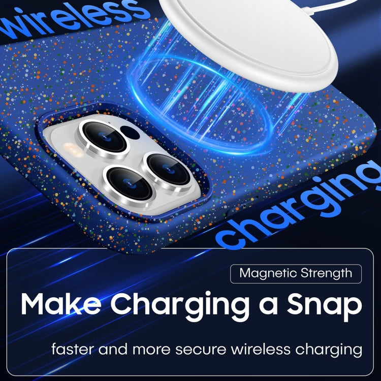 For iPhone 16 Pro Max Colorful Frosted Magsafe PC Hybrid TPU Phone Case(White) - iPhone 16 Pro Max Cases by PMC TechLife | Online Shopping South Africa | PMC TechLife | Buy Now Pay Later Mobicred
