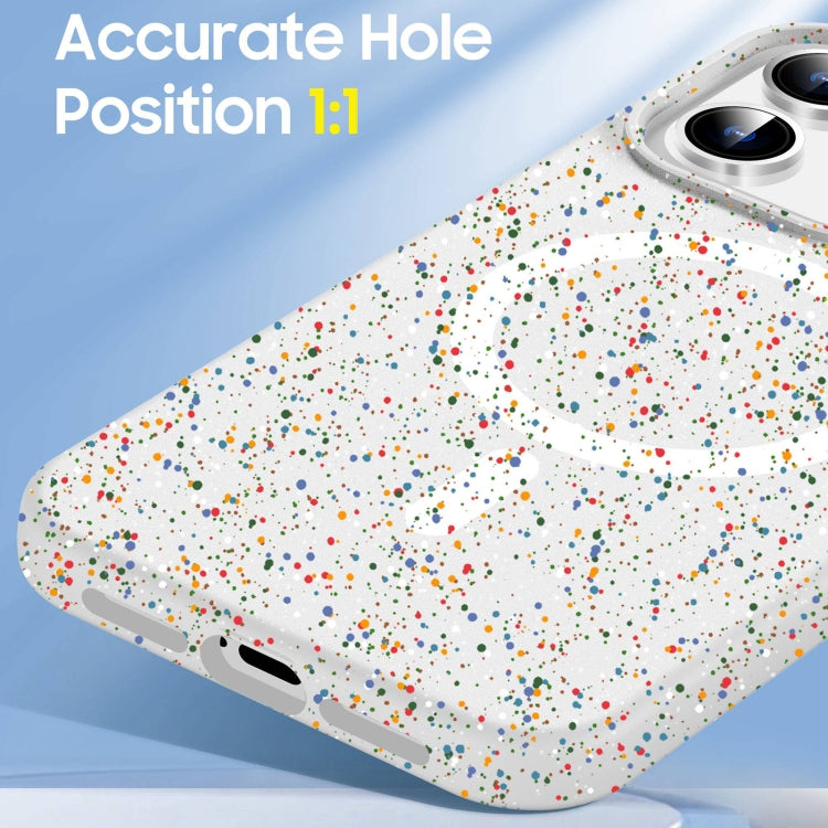 For iPhone 16 Pro Max Colorful Frosted Magsafe PC Hybrid TPU Phone Case(White) - iPhone 16 Pro Max Cases by PMC TechLife | Online Shopping South Africa | PMC TechLife | Buy Now Pay Later Mobicred