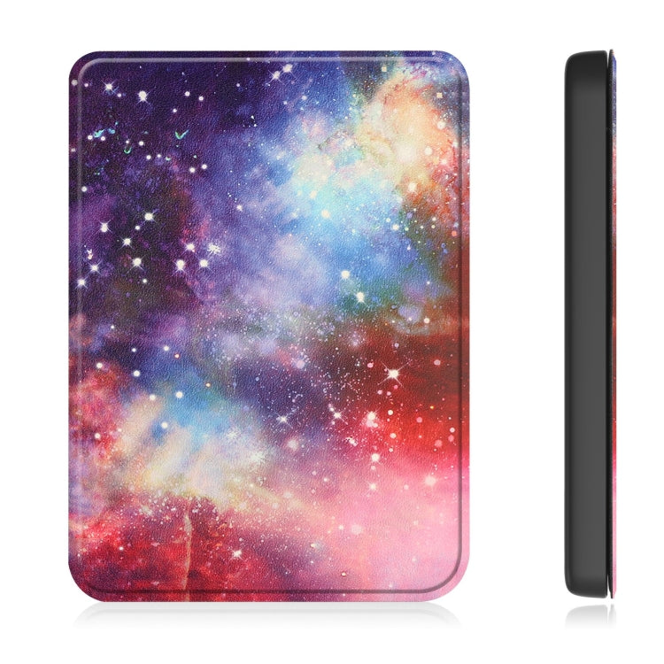 For KOBO Clara Colour 2024 / BW Painted Voltage Caster TPU Leather Smart Tablet Case(Milky Way) - Others by PMC Jewellery | Online Shopping South Africa | PMC Jewellery | Buy Now Pay Later Mobicred