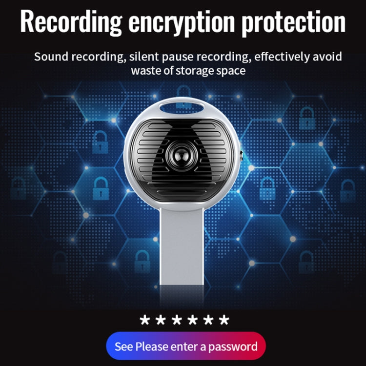 JNN S13 Zinc Alloy U-disk Voice Recorder, Memory:16GB(Silver) - free shipping - PMC TechLife - Order now!