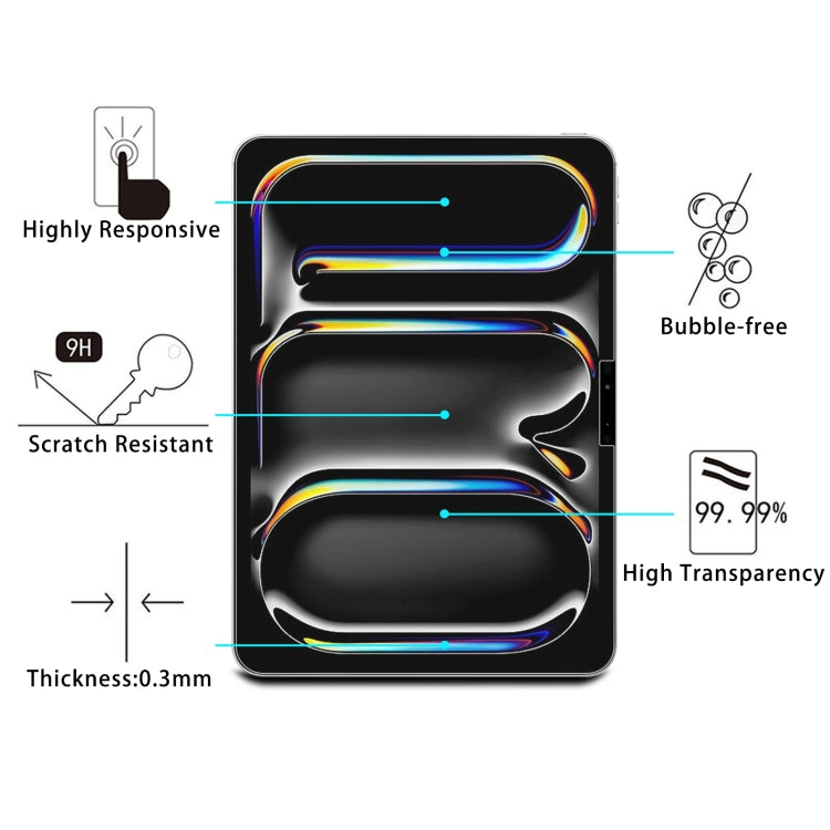 For iPad Pro 11 2024 0.26mm 9H 2.5D Explosion-proof Tempered Glass Film - iPad Pro 11 2024 Tempered Glass by PMC TechLife | Online Shopping South Africa | PMC TechLife | Buy Now Pay Later Mobicred