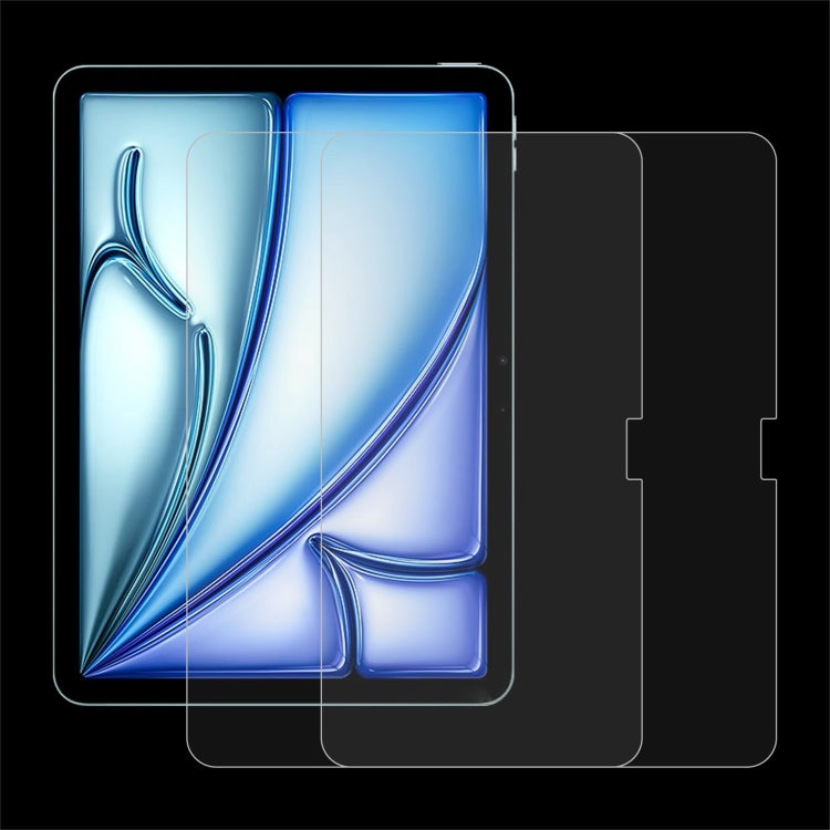 For iPad Air 11 2025 / 2024 2pcs 0.26mm 9H 2.5D Explosion-proof Tempered Glass Film - iPad Air 11 2025 / 2024 Tempered Glass by PMC TechLife | Online Shopping South Africa | PMC TechLife | Buy Now Pay Later Mobicred