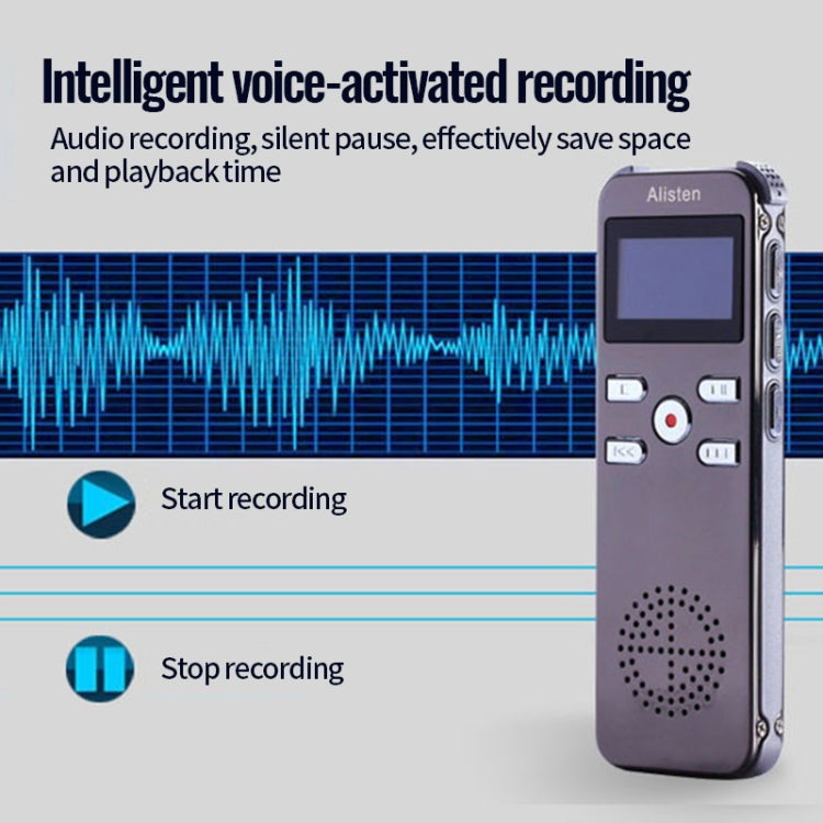 JNN X26 Mini Portable Voice Recorder with OLED Screen, Memory:16GB(Metal Gray) - Recording Pen by JNN | Online Shopping South Africa | PMC TechLife | Buy Now Pay Later Mobicred