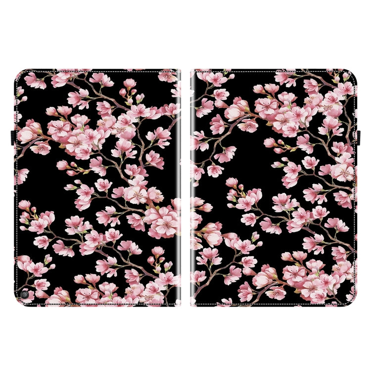 For Amazon Fire HD10 / HD10 Plus 2021 Crystal Texture Painted Leather Smart Tablet Case(Plum Bossom) - Amazon by PMC TechLife | Online Shopping South Africa | PMC TechLife | Buy Now Pay Later Mobicred