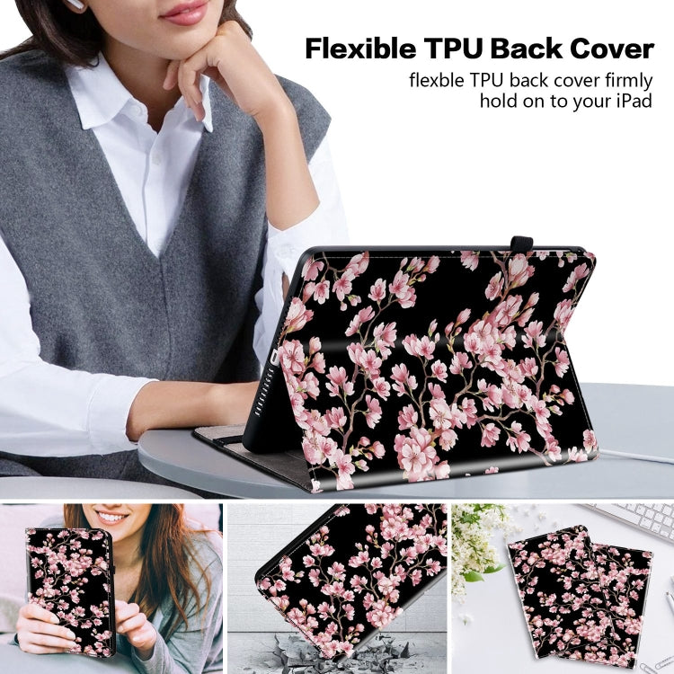 For Lenovo Tab P11 Gen 2 11.5 Crystal Texture Painted Leather Tablet Case(Plum Bossom) - Lenovo by PMC TechLife | Online Shopping South Africa | PMC TechLife | Buy Now Pay Later Mobicred