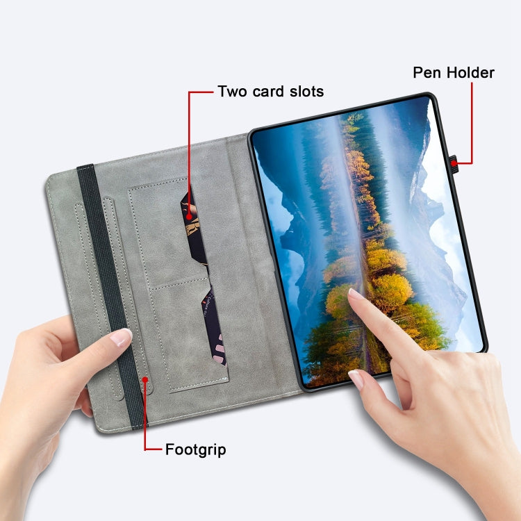 For Lenovo Tab M10 HD Gen2 Crystal Texture Painted Leather Tablet Case(Cat Reflection Tiger) - Lenovo by PMC TechLife | Online Shopping South Africa | PMC TechLife | Buy Now Pay Later Mobicred