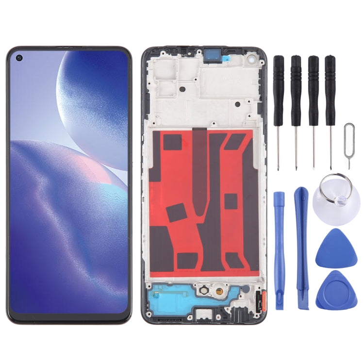 For OPPO A95 4G Original AMOLED LCD Screen Digitizer Full Assembly with Frame - LCD Screen by PMC TechLife | Online Shopping South Africa | PMC TechLife