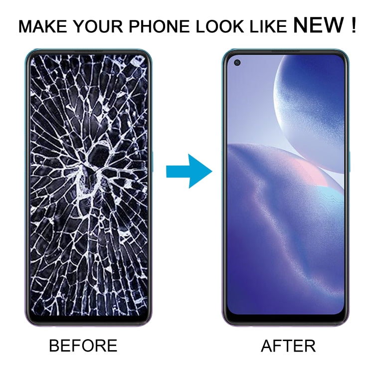 For OPPO Reno5 Z Original AMOLED LCD Screen Digitizer Full Assembly with Frame - LCD Screen by PMC TechLife | Online Shopping South Africa | PMC TechLife | Buy Now Pay Later Mobicred