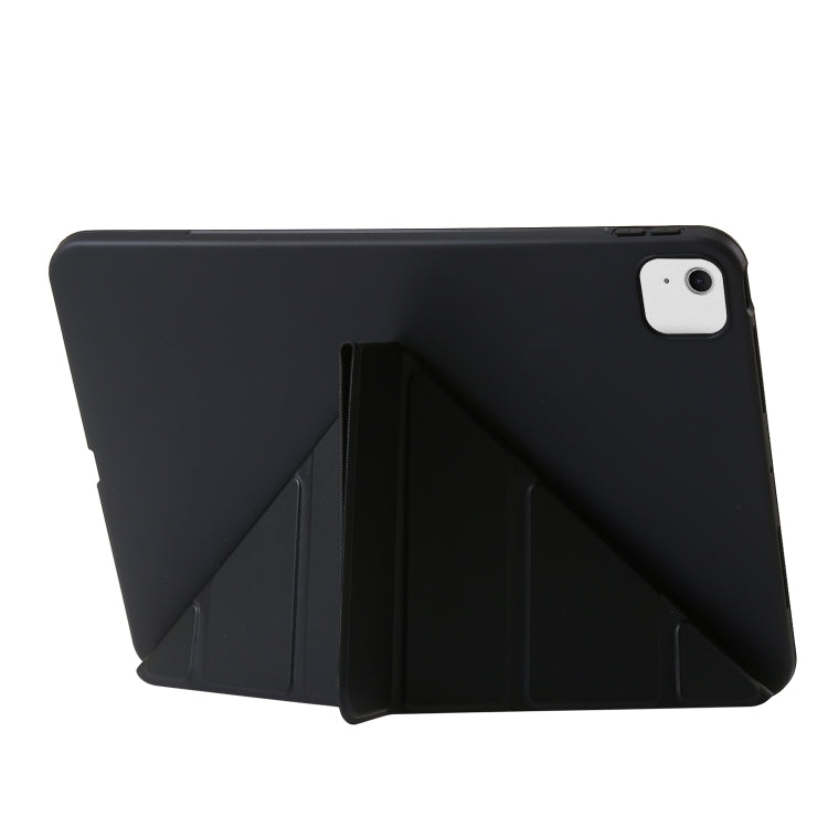 For iPad Air 11 2024 TPU Deformation Flip Leather Tablet Case with Holder(Black) - iPad Air 11 2024 Cases by PMC TechLife | Online Shopping South Africa | PMC TechLife | Buy Now Pay Later Mobicred