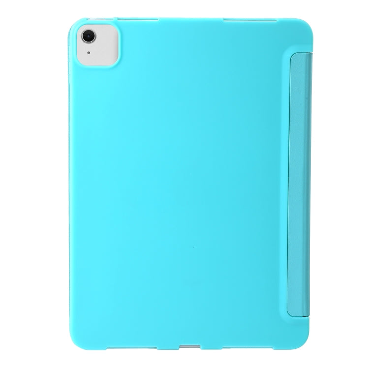 For iPad Air 11 2024 TPU Deformation Flip Leather Tablet Case with Holder(Mint Blue) - iPad Air 11 2024 Cases by PMC TechLife | Online Shopping South Africa | PMC TechLife | Buy Now Pay Later Mobicred