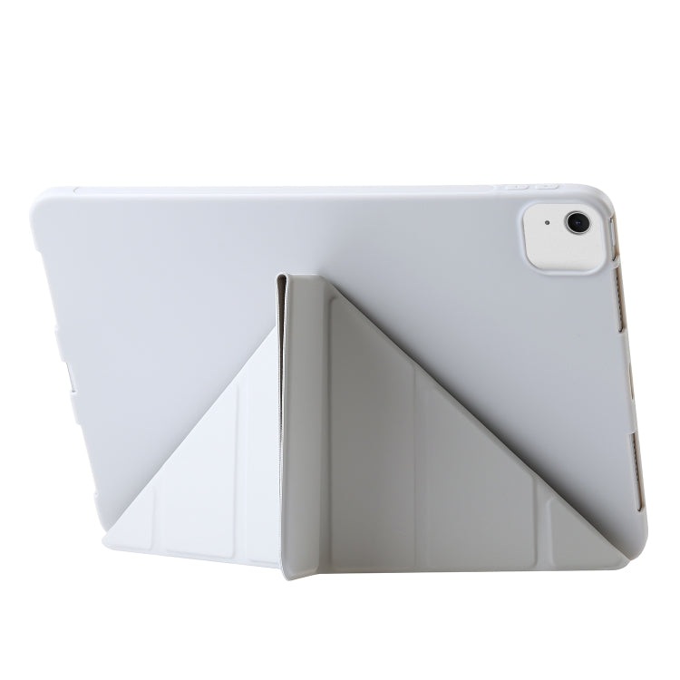 For iPad Air 11 2025 / 2024 TPU Deformation Flip Leather Tablet Case with Holder(Grey) - iPad Air 11 2025 / 2024 Cases by PMC TechLife | Online Shopping South Africa | PMC TechLife | Buy Now Pay Later Mobicred