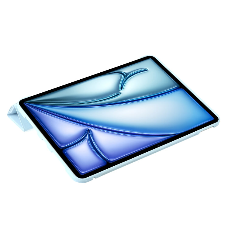 For iPad Air 11 2024 TPU Deformation Flip Leather Tablet Case with Holder(Sky Blue) - iPad Air 11 2024 Cases by PMC TechLife | Online Shopping South Africa | PMC TechLife | Buy Now Pay Later Mobicred