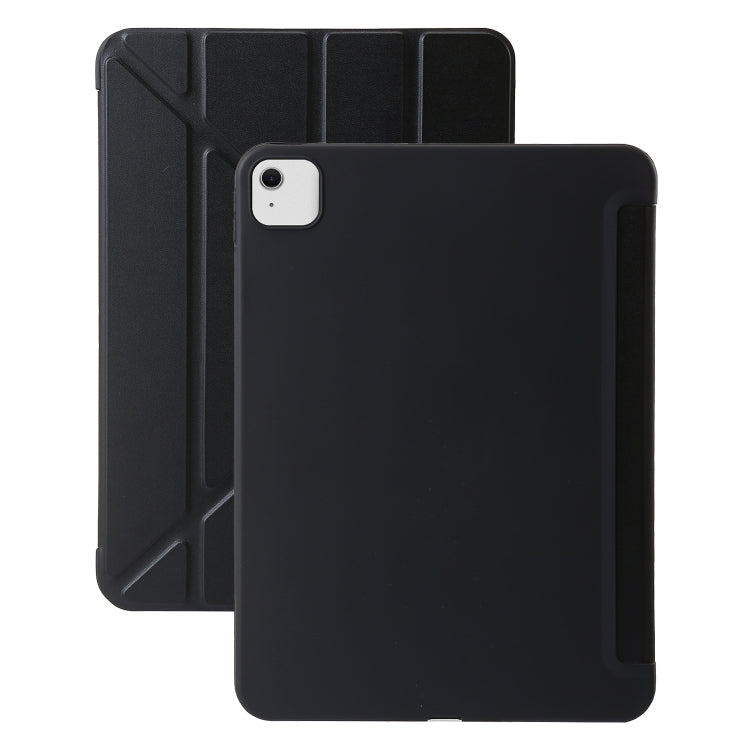 For iPad Air 13 2025 / 2024 TPU Deformation Flip Leather Tablet Case with Holder(Black) - iPad Air 13 2025 / 2024 Cases by PMC TechLife | Online Shopping South Africa | PMC TechLife | Buy Now Pay Later Mobicred