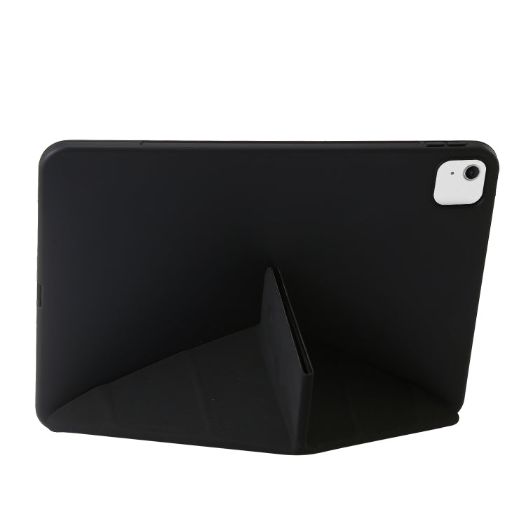 For iPad Air 13 2025 / 2024 TPU Deformation Flip Leather Tablet Case with Holder(Black) - iPad Air 13 2025 / 2024 Cases by PMC TechLife | Online Shopping South Africa | PMC TechLife | Buy Now Pay Later Mobicred