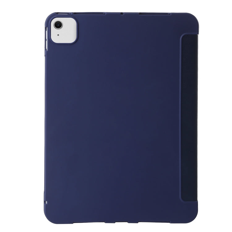 For iPad Air 13 2024 TPU Deformation Flip Leather Tablet Case with Holder(Dark Blue) - iPad Air 13 2024 Cases by PMC TechLife | Online Shopping South Africa | PMC TechLife | Buy Now Pay Later Mobicred