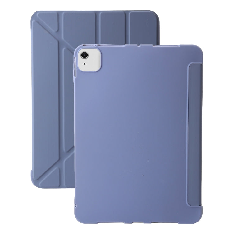 For iPad Air 13 2024 TPU Deformation Flip Leather Tablet Case with Holder(Purple) - iPad Air 13 2024 Cases by PMC TechLife | Online Shopping South Africa | PMC TechLife | Buy Now Pay Later Mobicred