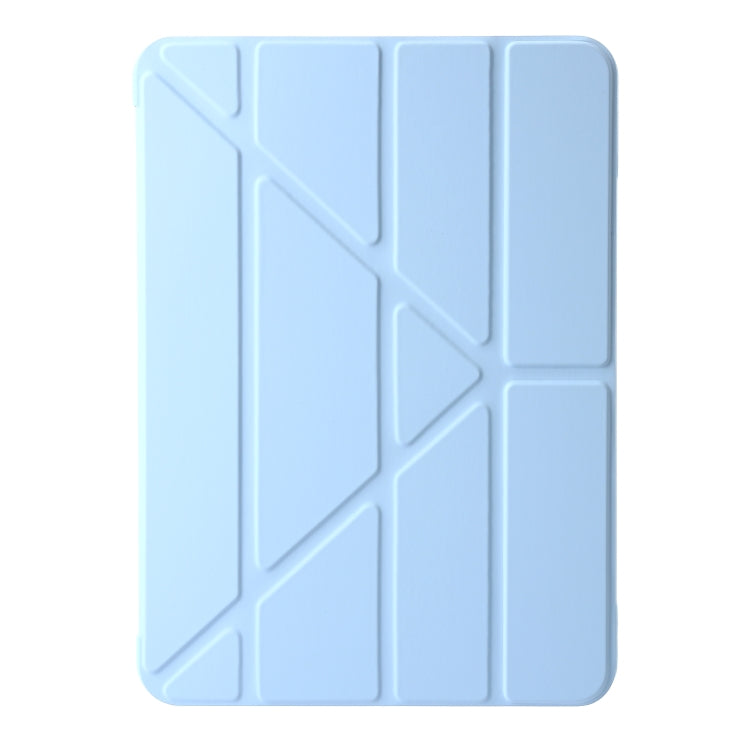 For iPad Air 13 2024 TPU Deformation Flip Leather Tablet Case with Holder(Sky Blue) - iPad Air 13 2024 Cases by PMC TechLife | Online Shopping South Africa | PMC TechLife | Buy Now Pay Later Mobicred