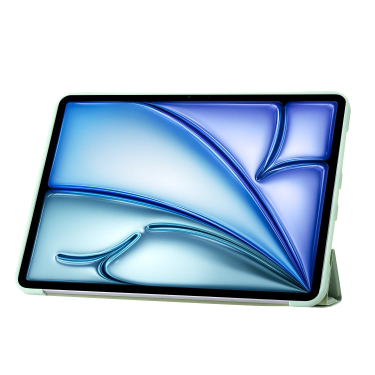 For iPad Air 13 2025 / 2024 TPU Deformation Flip Leather Tablet Case with Holder(Mint Green) - iPad Air 13 2025 / 2024 Cases by PMC TechLife | Online Shopping South Africa | PMC TechLife | Buy Now Pay Later Mobicred