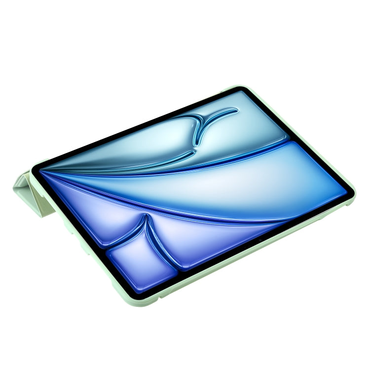 For iPad Air 13 2025 / 2024 TPU Deformation Flip Leather Tablet Case with Holder(Mint Green) - iPad Air 13 2025 / 2024 Cases by PMC TechLife | Online Shopping South Africa | PMC TechLife | Buy Now Pay Later Mobicred