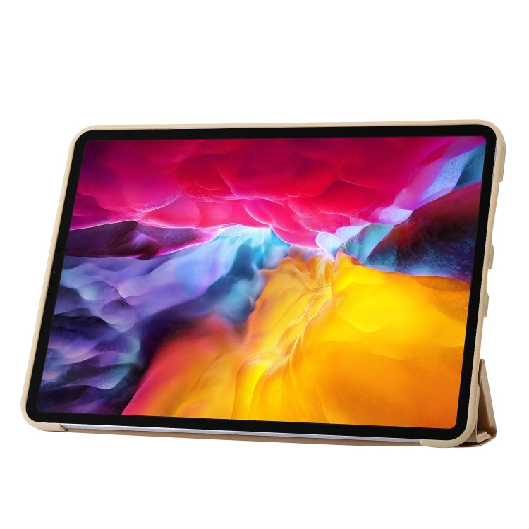 For iPad Pro 11 2024 TPU Deformation Flip Leather Tablet Case with Holder(Gold) - iPad Pro 11 2024 Cases by PMC TechLife | Online Shopping South Africa | PMC TechLife | Buy Now Pay Later Mobicred