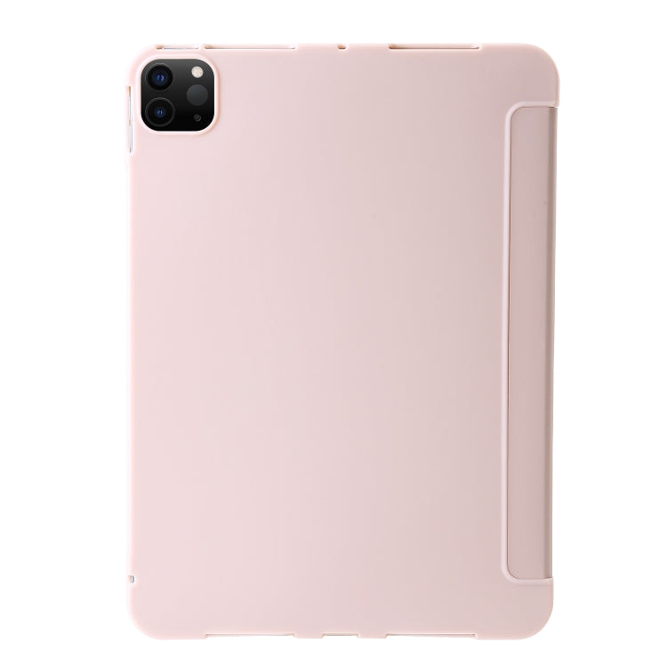 For iPad Pro 11 2024 TPU Deformation Flip Leather Tablet Case with Holder(Light Pink) - iPad Pro 11 2024 Cases by PMC TechLife | Online Shopping South Africa | PMC TechLife | Buy Now Pay Later Mobicred