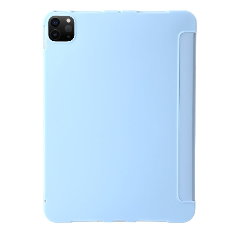 For iPad Pro 11 2024 TPU Deformation Flip Leather Tablet Case with Holder(Sky Blue) - iPad Pro 11 2024 Cases by PMC TechLife | Online Shopping South Africa | PMC TechLife | Buy Now Pay Later Mobicred