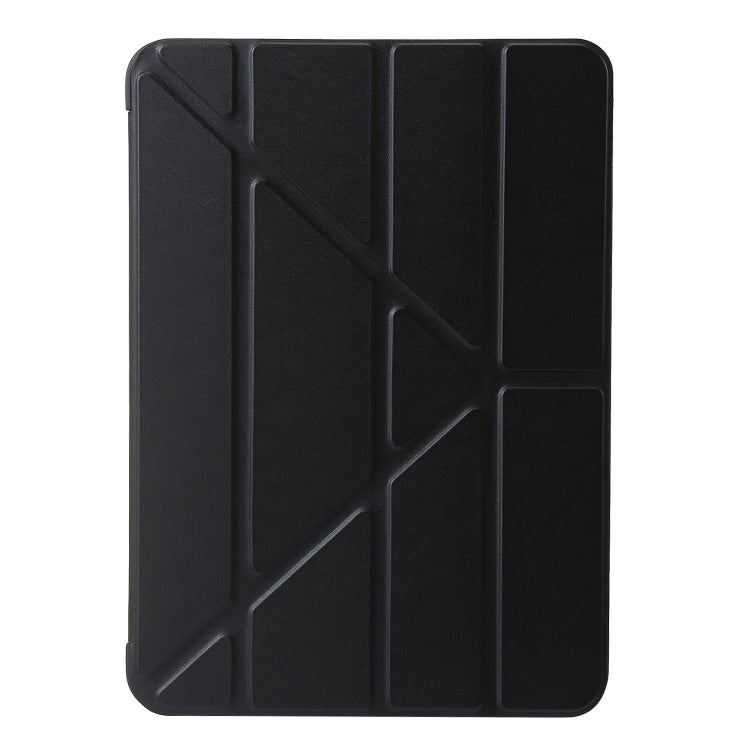For iPad Pro 13 2024 TPU Deformation Flip Leather Tablet Case with Holder(Black) - iPad Pro 13 2024 Cases by PMC TechLife | Online Shopping South Africa | PMC TechLife | Buy Now Pay Later Mobicred