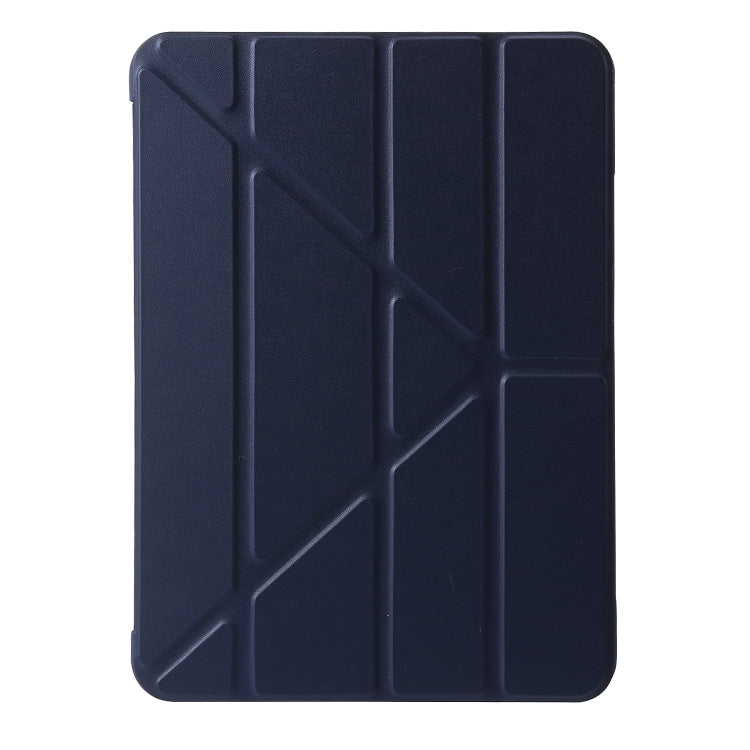 For iPad Pro 13 2024 TPU Deformation Flip Leather Tablet Case with Holder(Dark Blue) - iPad Pro 13 2024 Cases by PMC TechLife | Online Shopping South Africa | PMC TechLife | Buy Now Pay Later Mobicred