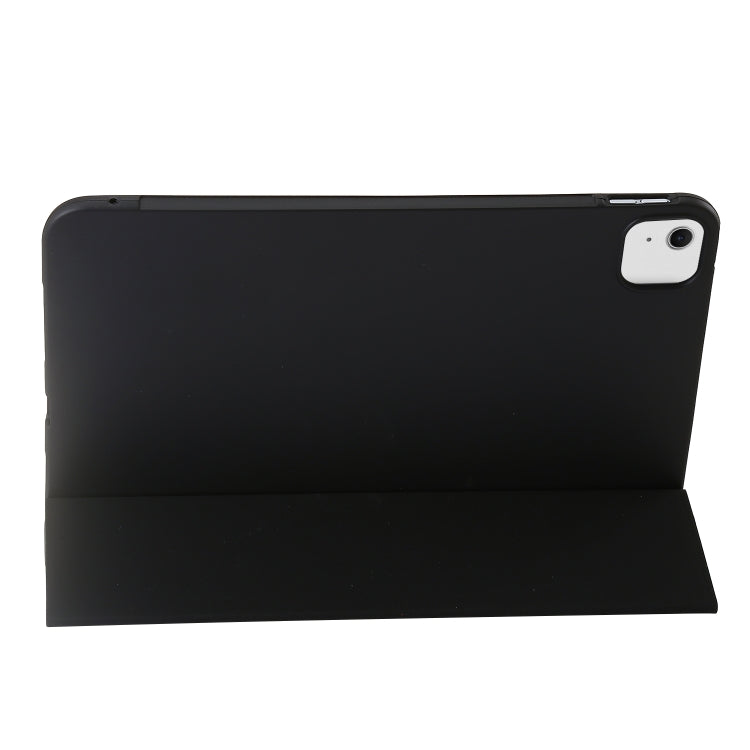For iPad Air 13 2025 / 2024 Three-fold Holder Flip Tablet Leather Case(Black) - iPad Air 13 2025 / 2024 Cases by PMC TechLife | Online Shopping South Africa | PMC TechLife | Buy Now Pay Later Mobicred
