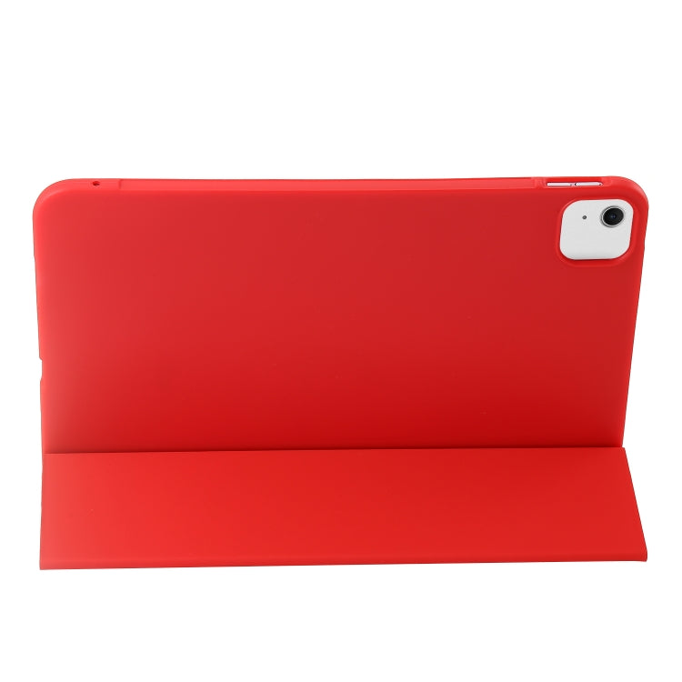 For iPad Air 13 2025 / 2024 Three-fold Holder Flip Tablet Leather Case(Red) - iPad Air 13 2025 / 2024 Cases by PMC TechLife | Online Shopping South Africa | PMC TechLife | Buy Now Pay Later Mobicred