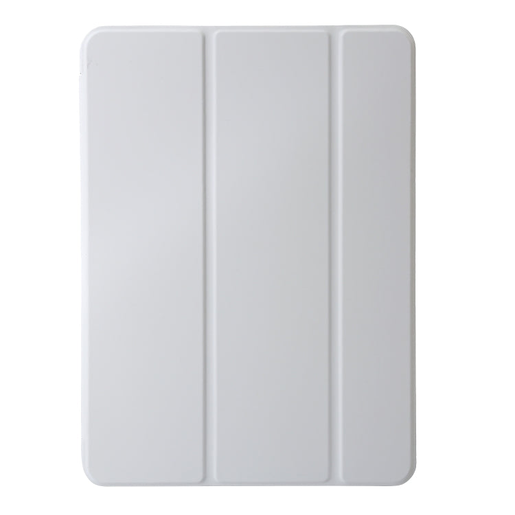 For iPad Air 13 2024 Three-fold Holder Flip Tablet Leather Case(Grey) - iPad Air 13 2024 Cases by PMC TechLife | Online Shopping South Africa | PMC TechLife | Buy Now Pay Later Mobicred