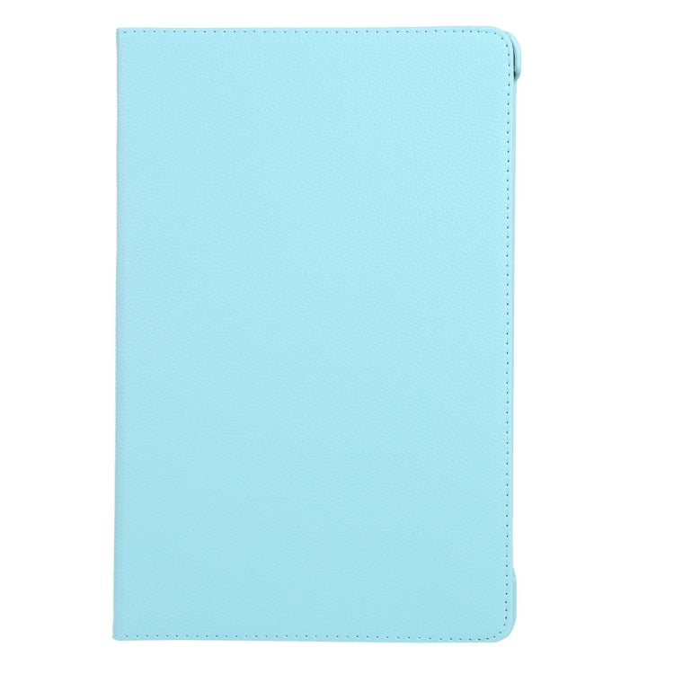 For iPad Air 13 2024 360 Degree Rotation Litchi Texture Leather Tablet Case with Holder(Sky Blue) - iPad Air 13 2024 Cases by PMC TechLife | Online Shopping South Africa | PMC TechLife | Buy Now Pay Later Mobicred
