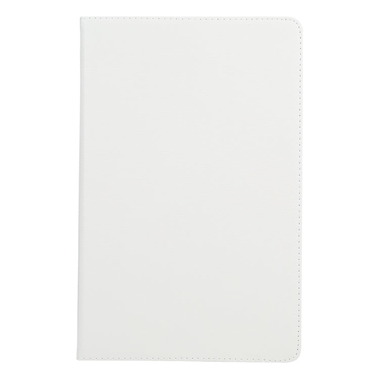 For iPad Air 13 2024 360 Degree Rotation Litchi Texture Leather Tablet Case with Holder(White) - iPad Air 13 2024 Cases by PMC TechLife | Online Shopping South Africa | PMC TechLife | Buy Now Pay Later Mobicred