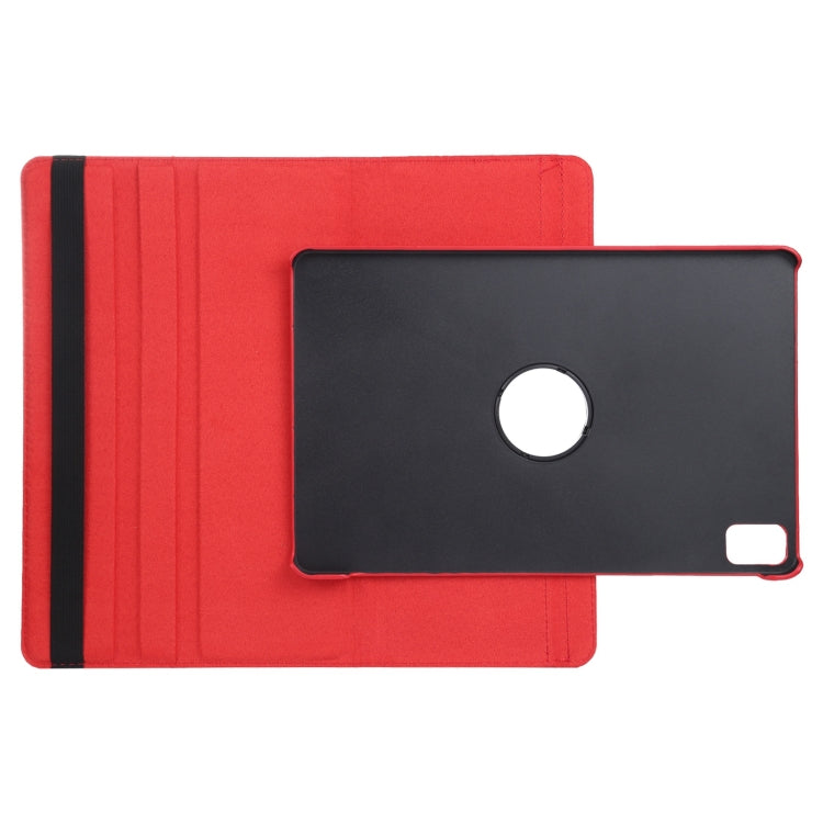 For iPad Air 13 2024 360 Degree Rotation Litchi Texture Leather Tablet Case with Holder(Red) - iPad Air 13 2024 Cases by PMC TechLife | Online Shopping South Africa | PMC TechLife | Buy Now Pay Later Mobicred