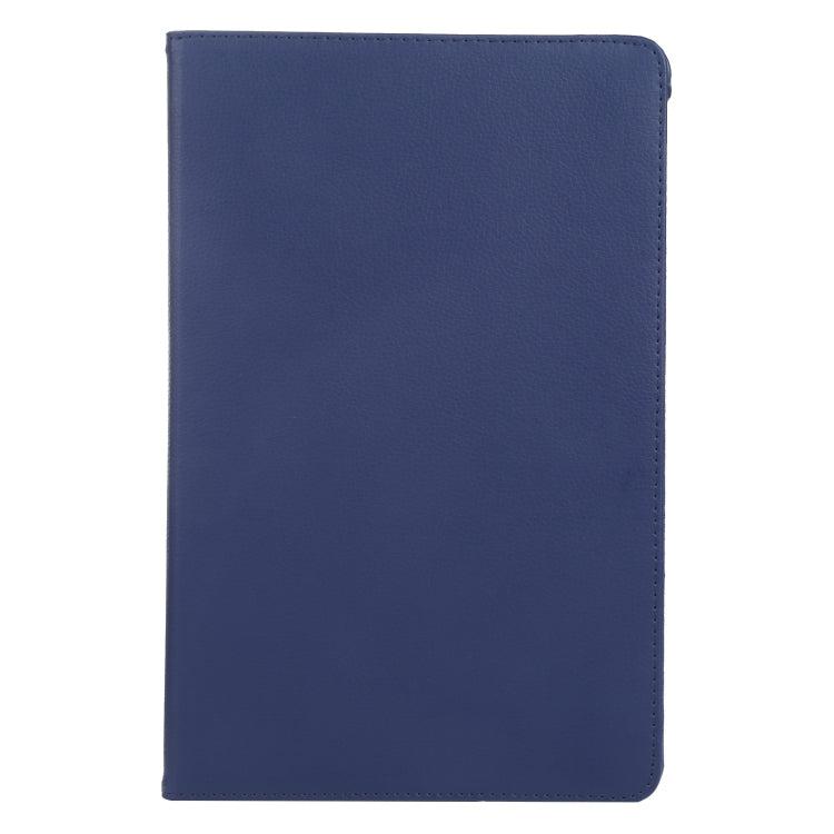 For iPad Air 13 2024 360 Degree Rotation Litchi Texture Leather Tablet Case with Holder(Dark Blue) - iPad Air 13 2024 Cases by PMC TechLife | Online Shopping South Africa | PMC TechLife | Buy Now Pay Later Mobicred